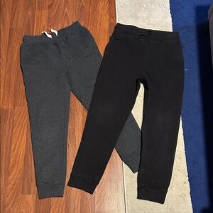 Set of Black and Gray Kids Joggers